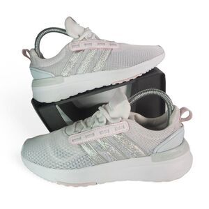 Adidas Racer TR21 J 'White‎ Blue Tint' Sneakers GY6737 Youth 5 Women's 6